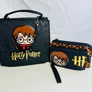 3D CARTOON CHARACTER BACKPACK/CROSSBODY WITH WALLET/CROSSBODY- HARRY POTTER